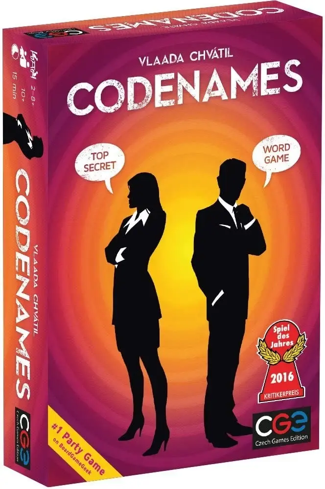 Spielschachtel Codenames von Czech Games Edition (HeidelBÄR Games)