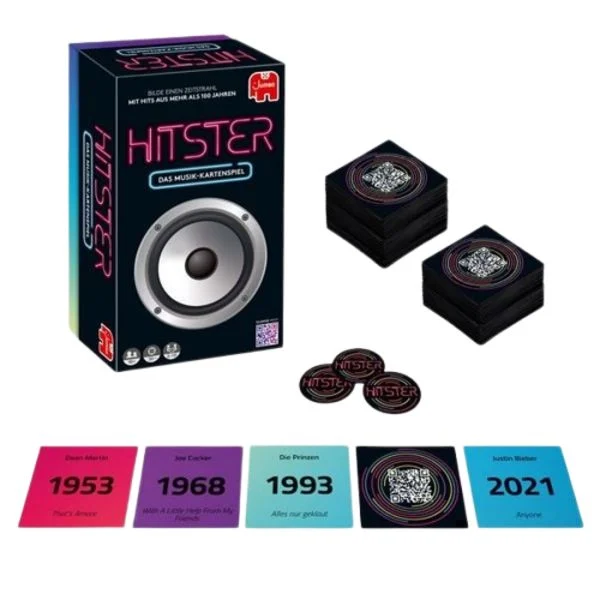 Spielschachtel Hitster von Jumbo