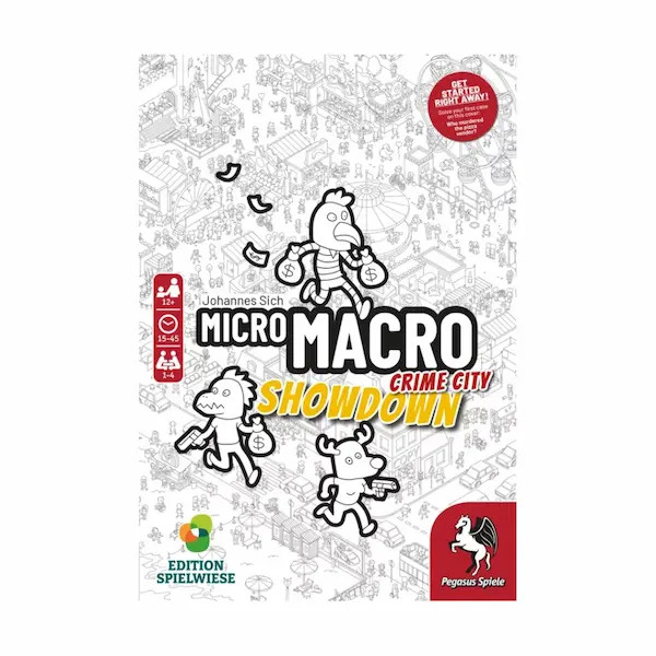 Spielschachtel MicroMacro: Crime City von Edition Spielwiese