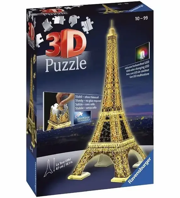Spielschachtel Ravensburger 3D Puzzle Eiffelturm von Ravensburger