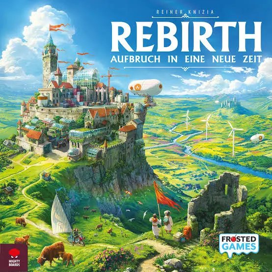 Spielschachtel Rebirth – Aufbruch in eine neue Zeit von Frosted Games