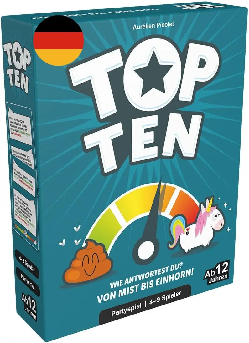 Spielschachtel Top Ten von Cocktail Games (Asmodee)